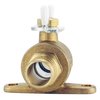 Apollo Pex 3/4 in. Brass PEX Barb Ball Valve with Tee Handle and Mounting Pad APXV34T